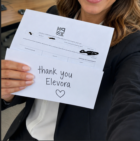 ElevoraPrep learner PMP exam success story 24